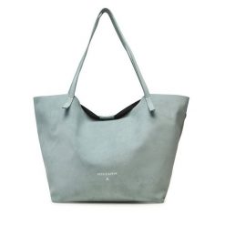 Torebka Patrizia Pepe. Niebieskie shopper Patrizia Pepe, bez wzorów, bez dodatków. Za 909.99 zł.