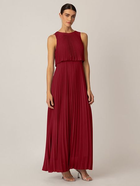 APART Sukienka w kolorze bordowym rozmiar: 36. Czerwone sukienki Apart, bez wzorów, bez kołnierzyka, bez ramiączek, maxi. Za 184.02 zł.