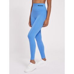 Damskie wysokie legginsy Hummel TIF. Niebieskie legginsy Hummel, s, bez wzorów, na jogę i pilates. Za 164.50 zł.