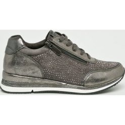 Marco Tozzi - Buty. Szare obuwie sportowe Marco Tozzi, z materiału, bez zapięcia. W wyprzedaży za 139.90 zł.