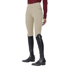 Damskie legginsy jeździeckie z pełną przyczepnością Vestrum Vega. Brązowe legginsy VESTRUM, bez wzorów, z materiału. Za 520.50 zł.
