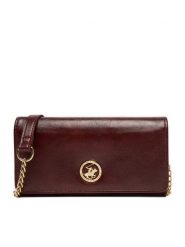 Beverly Hills Polo Club Portfel CEO-BHPC-W1-001-SS26 Brązowy. Brązowe portfele Beverly Hills Polo Club, bez wzorów, z materiału. Za 99.99 zł.