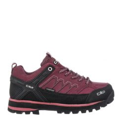 Damskie buty trekkingowe górskie ze skóry zamszowej VIBRAM CMP MOON LOW. Czarne trekkingi CMP, ze skóry, trekkingowe. Za 559.99 zł.