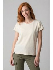 Alife and kickin Koszulka "Sofia" w kolorze kremowym rozmiar: XXL. Brązowe bluzki Alife and Kickin, xxl, bez wzorów, z bawełny, bez kołnierzyka, bez ramiączek. Za 43.99 zł.