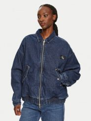 Calvin Klein Jeans Kurtka jeansowa J20J224717 Granatowy Relaxed Fit. Niebieskie kurtki Calvin Klein Jeans, xs, bez wzorów, z bawełny, bez kaptura. Za 589.99 zł.