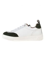 Unisa Skórzane sneakersy w kolorze biało-oliwkowym rozmiar: 37. Białe trampki Unisa, bez wzorów, bez zapięcia. Za 246.53 zł.