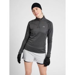 Damska bluza z zamkiem błyskawicznym 1/2 Newline. Szare bluzy Newline, xl, bez wzorów, bez kaptura. Za 220.50 zł.