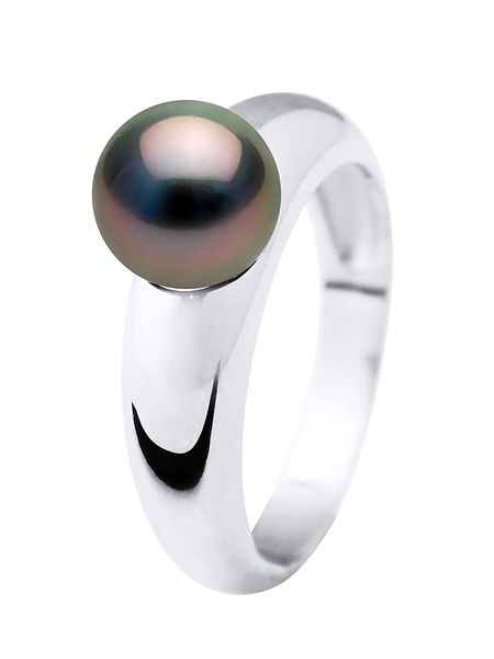 Mitzuko Złoty pierścionek z perłą rozmiar: 54. Szare pierścionki Mitzuko, z perłą, złote. Za 1,333.47 zł.