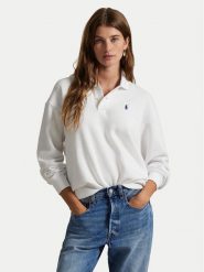 Polo Ralph Lauren Polo 211947966500 Biały Regular Fit. Białe koszulki polo Polo Ralph Lauren, s, bez wzorów, z bawełny, bez kołnierzyka, bez ramiączek. Za 859.99 zł.