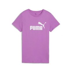 Damska koszulka z logo ESS No. 1 PUMA Wild Berry Purple. Fioletowe bluzki Puma, s, bez wzorów, sportowe, bez kołnierzyka, bez ramiączek. Za 72.00 zł.