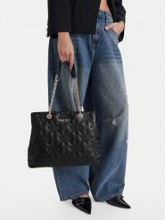 Nine West Torebka CEO-PRIME ELEGANCE-LA374-5652 Czarny. Czarne torebki klasyczne Nine West, bez wzorów, ze skóry, bez dodatków. Za 249.99 zł.