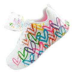 Buty sneakersy sportowe damskie Skechers Uno Lite białe wygodne. Białe obuwie sportowe Skechers, bez zapięcia, trekkingowe, Skechers Sport. Za 279.39 zł.
