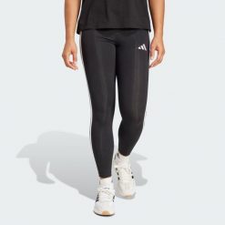 Legginsy Essentials 3-Stripes Cotton. Białe legginsy Adidas, xs, bez wzorów. Za 129.00 zł.
