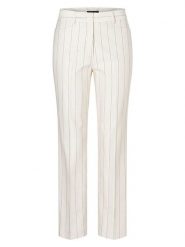 More & More Spodnie w kolorze kremowym rozmiar: 40. Białe spodnie materiałowe More & More, bez wzorów, z materiału, z podwyższonym stanem. Za 126.99 zł.