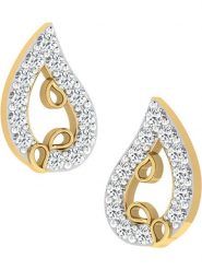 Vittoria Jewels Złote kolczyki-wkrętki z diamentami rozmiar: onesize. Żółte kolczyki Vittoria Jewels, z diamentem, złote. Za 782.99 zł.