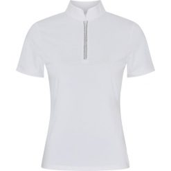 Damska koszulka konkursowa Catago Nice. Białe bluzki CATAGO, bez wzorów, eleganckie, bez kołnierzyka, bez ramiączek. Za 301.50 zł.