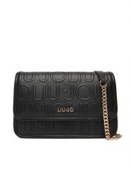 Liu Jo Torebka Esc Crossbody AF5158 E0538 Czarny. Czarne listonoszki Liu Jo, bez wzorów, z materiału, bez dodatków. Za 669.99 zł.