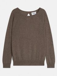 AUTHENTIC CASHMERE Kaszmirowy sweter "Dibona" w kolorze ciemnobrązowym rozmiar: XL. Brązowe swetry AUTHENTIC CASHMERE, xl, bez wzorów, z kaszmiru, bez ramiączek. Za 347.99 zł.