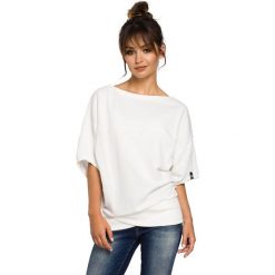 Bluzka w kolorze kremowym. Białe bluzki Be Wear, xl, bez wzorów, bez kołnierzyka, bez ramiączek. Za 114.95 zł.