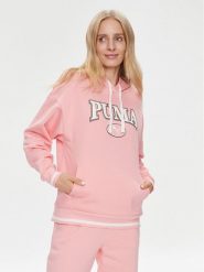 Puma Bluza Puma Squad 621489 Różowy Regular Fit. Czerwone bluzy Puma, m, bez wzorów, z bawełny, bez kaptura. Za 159.99 zł.