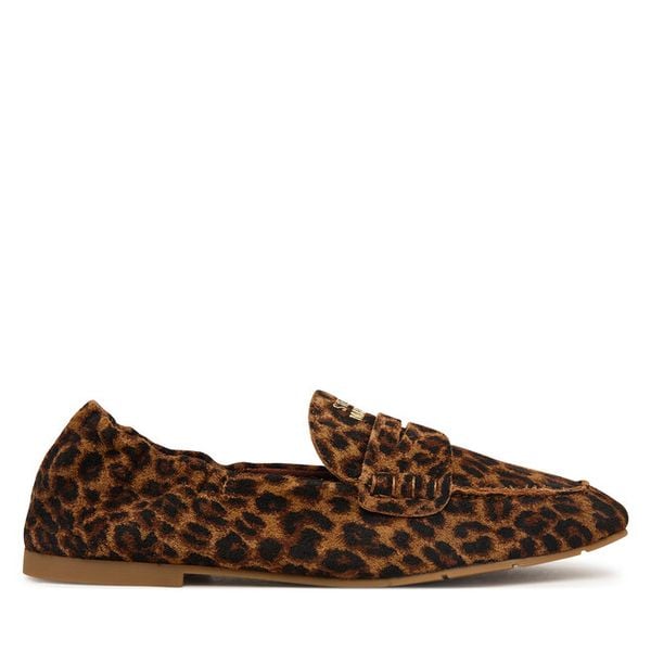 Lordsy Steve Madden. Brązowe lordsy Steve Madden, bez wzorów, bez obcasa, bez zapięcia. Za 519.99 zł.