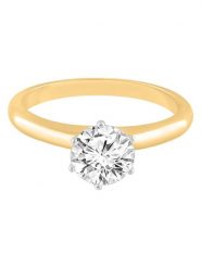 Diamonds lab grown Złoty pierścionek z diamentami rozmiar: 60. Żółte pierścionki Diamonds lab grown, z diamentem, złote. Za 3,784.99 zł.