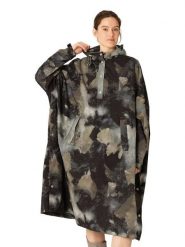 Ilse Jacobsen Płaszcz przeciwdeszczowy w kolorze szaro-czarno-oliwkowym rozmiar: onesize. Brązowe kurtki sportowe Ilse Jacobsen, m, bez wzorów, bez kaptura. Za 217.99 zł.