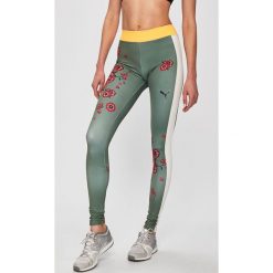 Puma - Legginsy x Sue Tsai. Zielone legginsy Puma, m, bez wzorów, z dzianiny. W wyprzedaży za 219.90 zł.