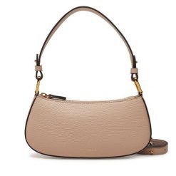 Torebka Coccinelle. Brązowe listonoszki Coccinelle, bez wzorów, bez dodatków. Za 629.99 zł.