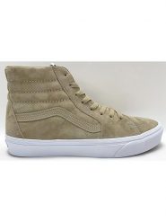 Vans Skórzane sneakersy "SK8-Hi" w kolorze beżowym rozmiar: 46. Brązowe trampki Vans, bez wzorów, za kostkę, bez zapięcia. Za 162.49 zł.