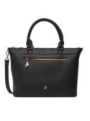 Beverly Hills Polo Club Torebka CEO-BHPC-C-006-08 Czarny. Czarne torebki klasyczne Beverly Hills Polo Club, bez wzorów, z materiału, bez dodatków. Za 229.99 zł.