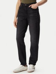 Guess Jeans Jeansy W6YA0D D1148 Czarny Relaxed Fit. Czarne jeansy Guess Jeans, z aplikacjami. Za 439.99 zł.