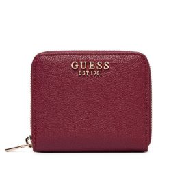Mały Portfel Damski Guess. Czerwone portfele Guess, z aplikacjami. Za 219.99 zł.