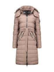 Canadian Peak Płaszcz zimowy "Cabimeak" w kolorze szarobrązowym rozmiar: XL. Brązowe płaszcze Canadian Peak, na zimę, xl, bez wzorów, z puchu, bez kaptura. Za 371.59 zł.