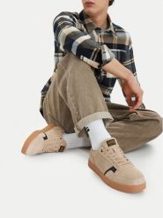 G-Star Raw Sneakersy EO-SANDER-02 Beżowy. Brązowe szorty G-Star Raw, bez wzorów, ze skóry, retro. Za 163.99 zł.