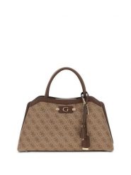 Guess Torebka 182876 Brązowy. Brązowe listonoszki Guess, z aplikacjami, bez dodatków. Za 634.99 zł.