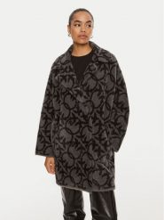 Pinko Płaszcz przejściowy Toro 101573 A21Q Szary Relaxed Fit. Szare płaszcze Pinko, m, bez wzorów, z syntetyku, bez kaptura. Za 1,299.00 zł.