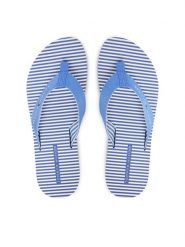 Tommy Hilfiger Japonki Th Ithaca Stripe Summer Sandal FW0FW09192 Niebieski. Niebieskie klapki TOMMY HILFIGER, bez wzorów, z materiału, bez obcasa. Za 169.99 zł.