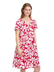 Vera Mont Sukienka w kolorze czerwono-białym rozmiar: 44. Białe sukienki Vera Mont, bez wzorów, bez kołnierzyka, bez ramiączek, mini. Za 173.99 zł.