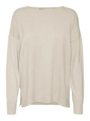 Vero Moda Sweter w kolorze beżowym rozmiar: XS. Brązowe swetry Vero Moda, s, bez wzorów, z wiskozy, bez ramiączek. Za 39.58 zł.