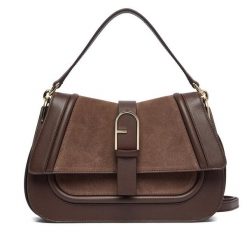 Torebka Furla. Brązowe torebki klasyczne Furla, bez wzorów, bez dodatków. Za 2,139.00 zł.
