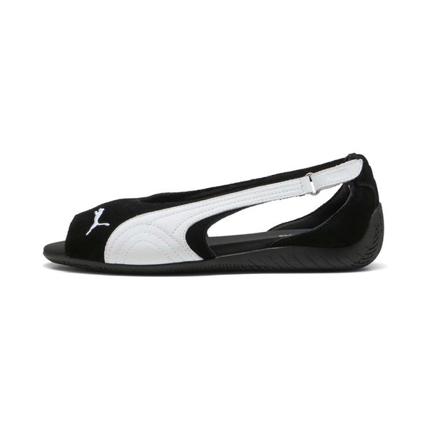 Sandały damskie Puma Speedcat. Białe sandały Puma, bez wzorów, ze skóry, eleganckie, bez obcasa, bez zapięcia. Za 270.99 zł.