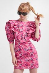 Sukienka mini CUSTOMMADE. Sukienki Custommade, l, bez wzorów, bez kołnierzyka, bez ramiączek, mini. W wyprzedaży za 730.95 zł.