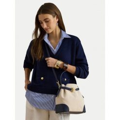 Torebka LAUREN RALPH LAUREN. Brązowe torebki klasyczne Lauren Ralph Lauren, bez wzorów, bez dodatków. Za 1,698.99 zł.