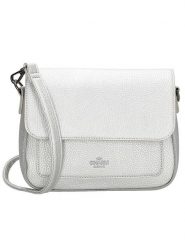 Charm Torebka "New York" w kolorze srebrnym - 26 x 18 x 7 cm rozmiar: onesize. Szare torby na ramię Charm, bez wzorów, z materiału, na ramię, bez dodatków. Za 73.99 zł.