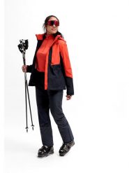 Maier Sports Spodnie narciarskie "Majelletta" w kolorze granatowym rozmiar: 38. Niebieskie spodnie dresowe Maier Sports, m, bez wzorów, narciarskie. Za 389.08 zł.