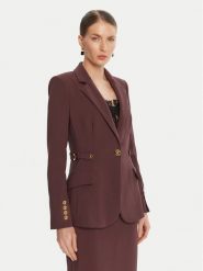 Elisabetta Franchi Marynarka GI-175-56E2 Bordowy Regular Fit. Czerwone marynarki i żakiety Elisabetta Franchi, bez wzorów, z syntetyku. Za 2,859.00 zł.