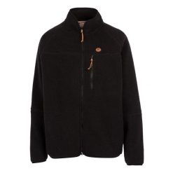 Damska Bluza Polarowa Quake Ze Skórzanym Wykończeniem. Czarne bluzy sportowe Trespass, na zimę, m, bez wzorów, z dzianiny, bez kaptura. Za 162.99 zł.
