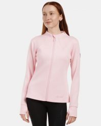 Damska bluza sportowa bez kaptura Kilpi LAJEN-W. Czerwone bluzy Kilpi, bez wzorów, z materiału, bez kaptura. Za 473.69 zł.