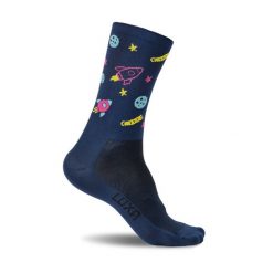 Skarpety Kolarskie LUXA Cosmos. Niebieskie skarpety LUXA, bez wzorów, z elastanu. Za 69.00 zł.